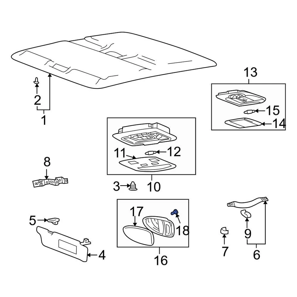 For Hyundai Sonata 1999-2010 Hyundai 1864510009N Dome Light Bulb Foto 2 de 4