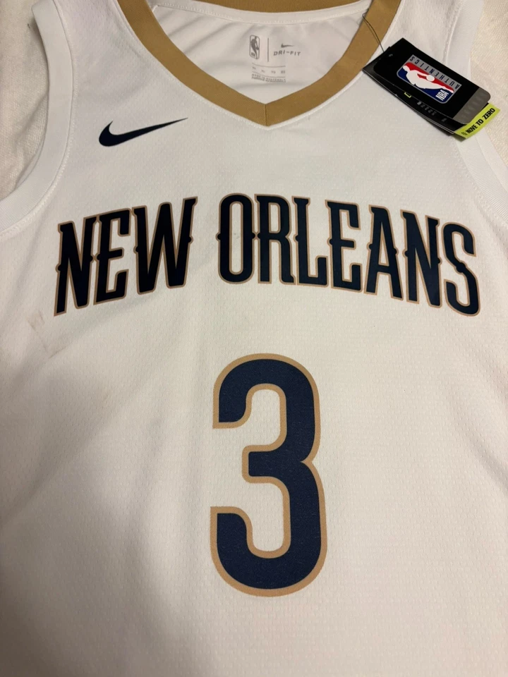 NBA Nike CJ McCollum New Orleans Pelicans 2024 Jersey Men’s XL See Description - Image 3 of 4