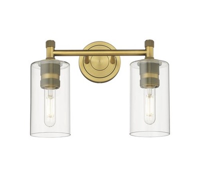 Innovations Lighting 434-2W-11-14 Crown Point Vanity Crown Point