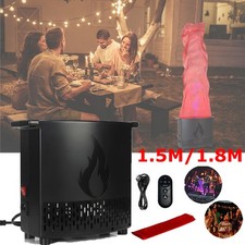 Flame Light LED Electronic Flame Lamp Simulated Campfire Light w/ Remote Control