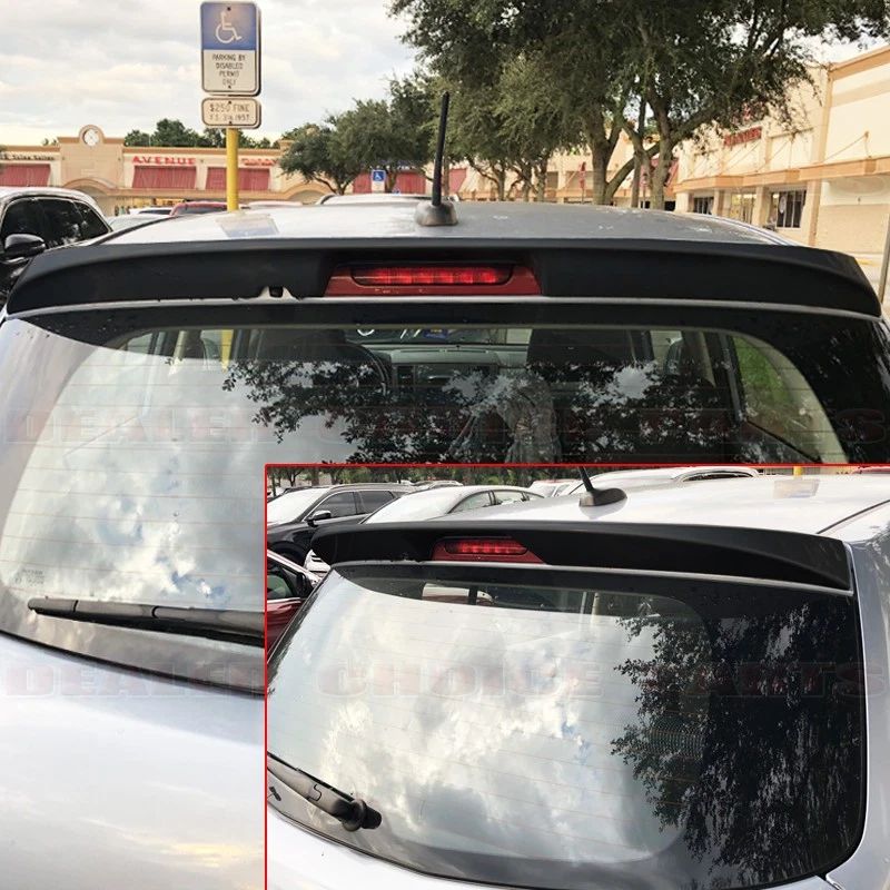 Alerón de techo negro brillante para Nissan Versa 2007 08 2009 2010 2011 2012 hatchback Foto 2 de 4