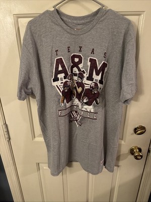 TEXAS A&M AGGIES COLLEGE MITCHELL & NESS T-SHIRT MENS XL