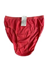 Rene Rofe Panties Size 10 New Orange Cotton