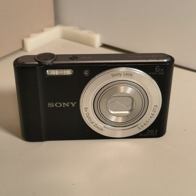 Sony Cyber-shot DSC-W810 20.1MP 6X Compact Digital Camera Black 85% New