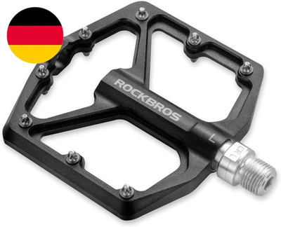 ROCKBROS Fahrradpedale, Cnc-Gefräste 9/16-Zoll Flat Pedale Aus Aluminium, Flachp