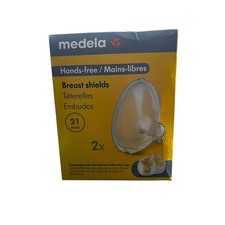 Medela Hands-Free Breast Shields 21mm For Hands Free Collection Cups 2 Count