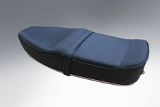 VESPA PE PX PEGASUS STYLE SEAT IN  BLACK WITH STAINLESS TRIMS FREE POST