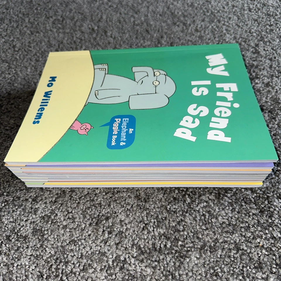 Mo Willems Elephant & Piggie Set X 8 Books: Party Fly Toy Play Bird Sad + 2 More - Image 4 of 4