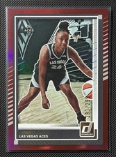 2025 Panini Donruss WNBA Jewell Loyd #23 Holo Red Parallel Las Vegas Aces /299