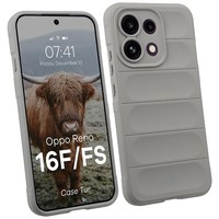 HandyhüLle FüR Oppo Reno16 F/Reno16 FS 5G Bizon Case Cover SchutzhüLle Hellgrau