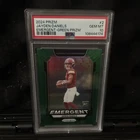 2024 Panini Prizm Jayden Daniels RC Emergent Green Prizm #2 PSA 10 Gem Mint