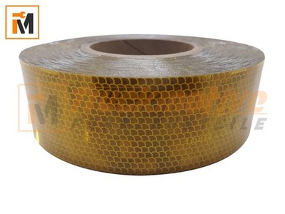 Klebeband reflektierend gelb 50M Avery Dennison V-6700B ECE104 für Festaufbauten