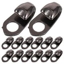 20 Pcs Boot Lace Hooks Metal Rivets Alloy Eyelet Buckles Replacement For Boots