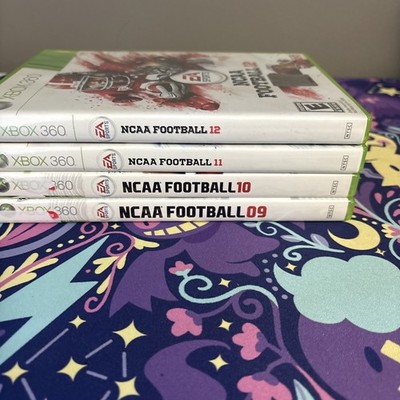 Microsoft Xbox360 NCAA Football Series Game Bundle Lot