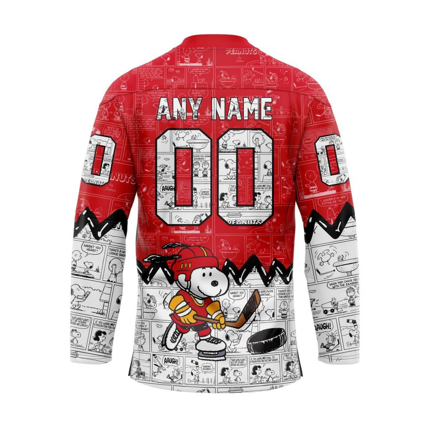 Personalized Calgary Flames Special Peanuts Hockey Shirt