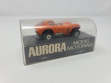 Aurora Thunderjet Tjet CHEETAH - Orange HO Slot Car 1475 Tested Runs Great CASE