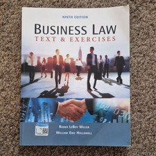 Business Law Text & Exercises Ninth Edition P...
