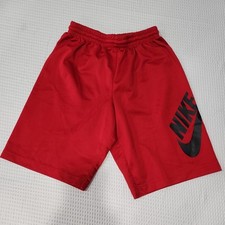 Nike Sb Athletic Shorts  Red Shorts Black Logos Youth boys Medium
