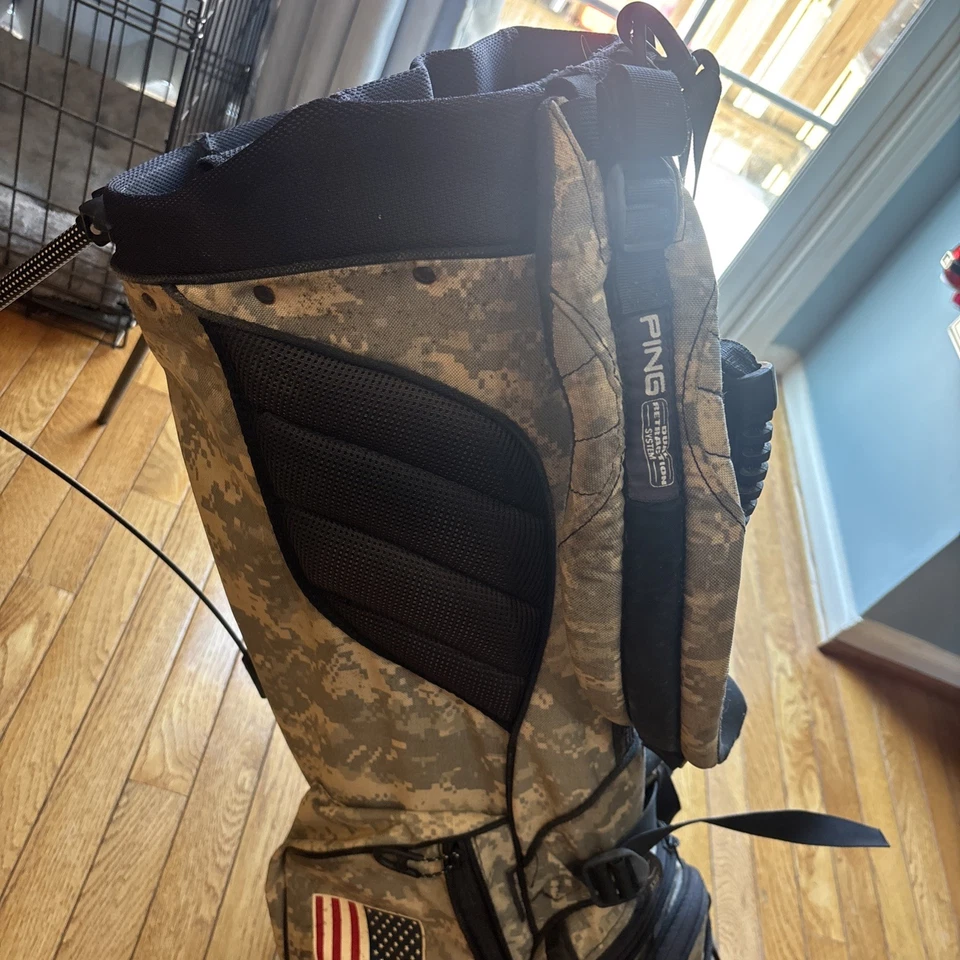 Bolsa de Transporte PING Hoofer Vantage Camuflada EE. UU. Soporte Doble Correa Divisor de 5 Vías USMC 2009 Foto 2 de 4