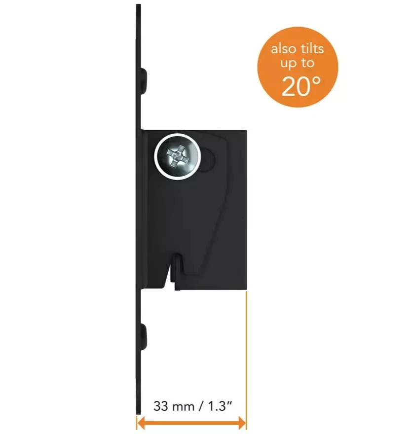 Soporte de monitor y TV plano e inclinable AVF de hasta 28 pulgadas autoensamblaje máximo 10 kg para televisores Foto 3 de 4