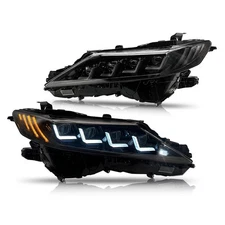 USED For 2018-2024 Toyota Camry L LE SE Clear LED Projector Headlights Assembly