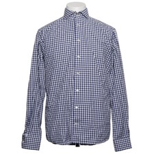 Eton, Hemd, Größe: 41, Blau/Weiß, Baumwolle, Karo, Herren #wtO