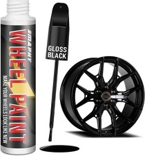 Gloss Black Rim Touch Up Paint, Rim Paint for Curb Rash  Scratches, Wheel