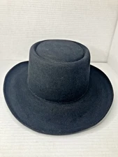 Vintage Resistol The Dealer 4X Beaver Hat Men’s Size 7 1/4 Black