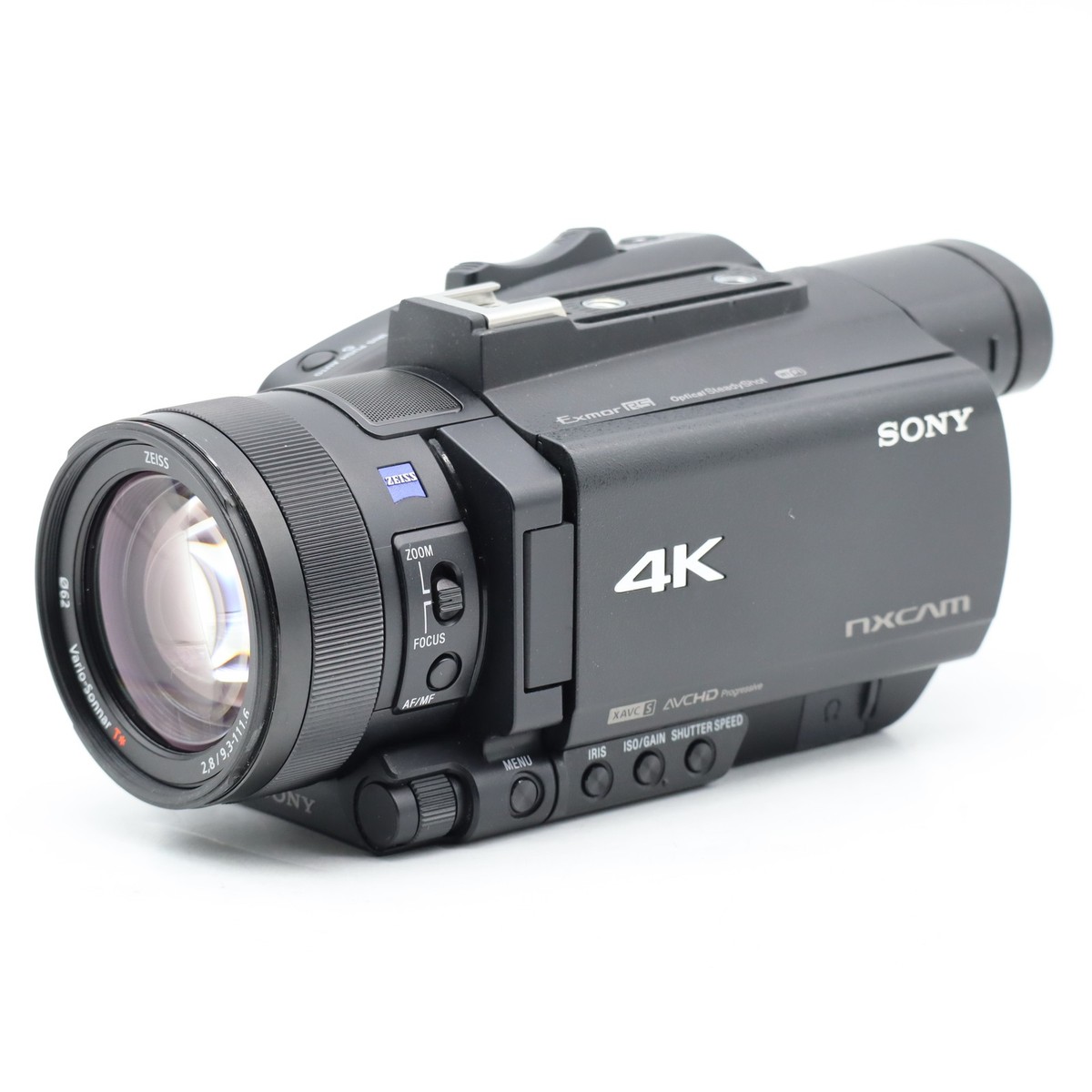 SONY HXR-nx80 4K業務用 ビデオカメラ 本体 Sony HXR-NX80 4K NXCAM with HDR & Fast Hybrid AF Camcorder for