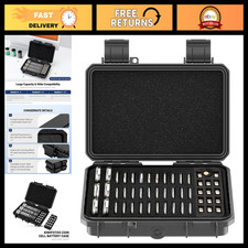 65 Slots Coin Cell Battery Case for CR2032 CR2025 LR44 - Organizer Storage Box