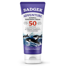 Reef Safe Mineral Sunscreen, SPF 50, 98 Organic with Zinc Oxide, Non Toxic, Wat