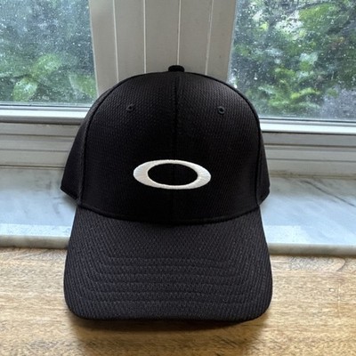 NEW OAKLEY Men's Golf Ellipse Adjustable Golf/Sport Hat-Jet Black 91809