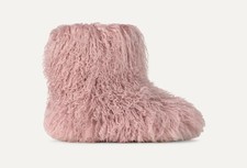 UGG Womens Classic Short Fluff Momma Limited Edition Boot  Fawn