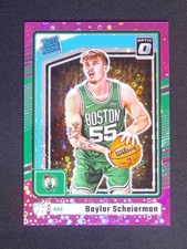 2024-25 Panini Donruss Optic Baylor Scheierman #263 Rated RC Fast Break Pink /25