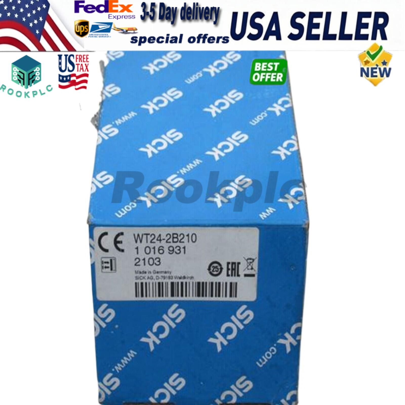 US FREE TAX  SICK WT24-2B210 WT242B210 1016931 PLC s PNP/NPN 10~30VDC 100~2500MM