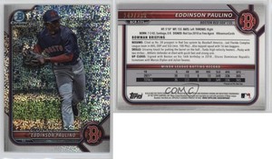 2022 Bowman Chrome Prospects Speckle Refractor /299 Eddinson Paulino #BCP-175