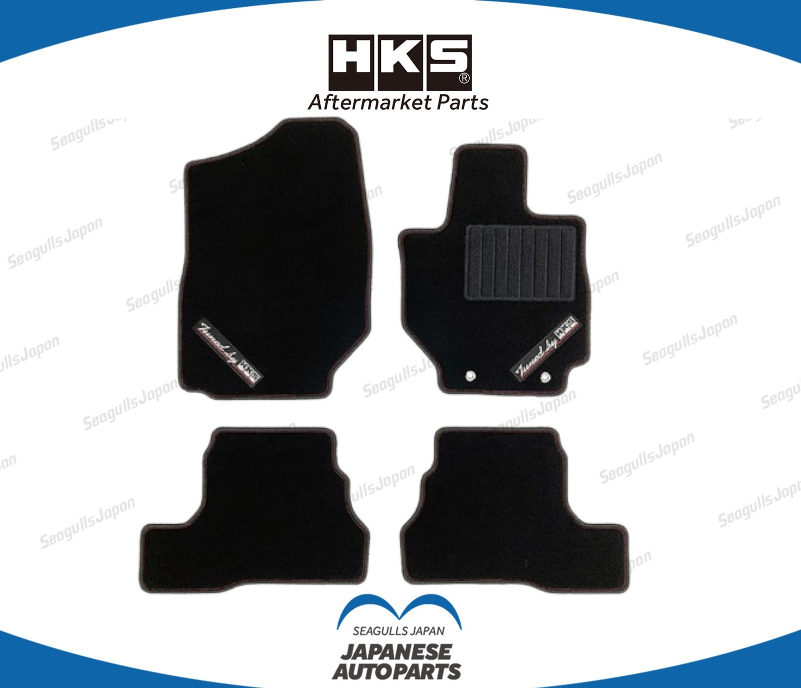 HKS Official Goods Floor Mat Front + Rear Set JIMNY JB64W / JB74W AT FLOOR MAT