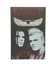 The Cult Rare Love Live Concert Poster Warfield 2009 Ian Astbury Billy Duffy
