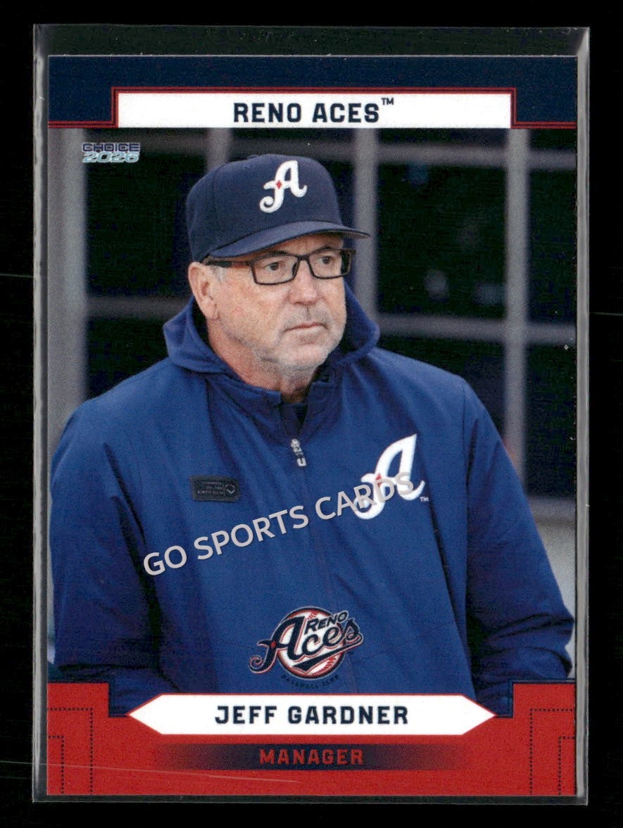 2026 Reno Aces Jeff Gardner MGR Diamondbacks Minor League
