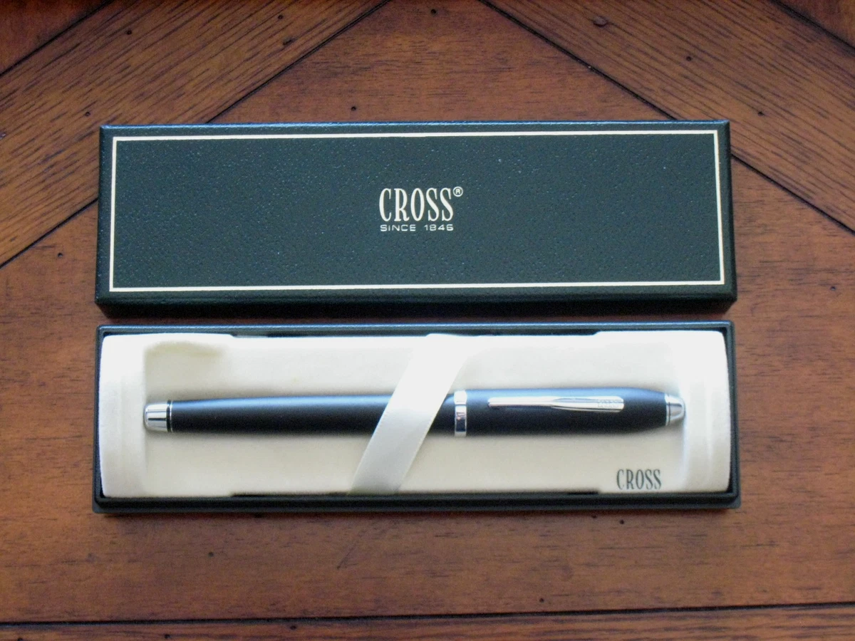 CROSS Special Edition Millennium Rollerball Pen Matte Black-2000-Rare-USA Made
