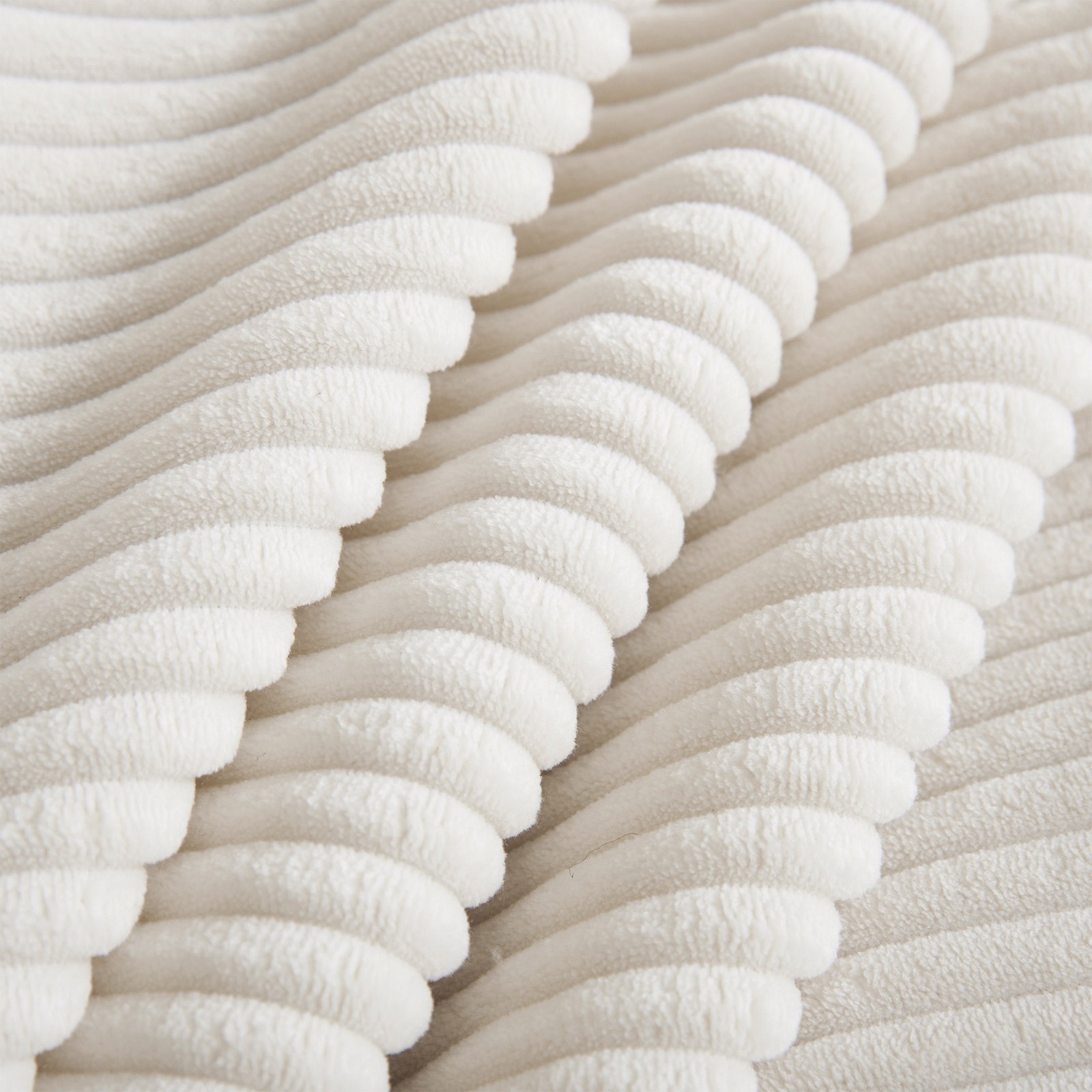 Oversized Cozy Corduroy Fabric Storage Ottoman Hide Compartment Footrest Cushion