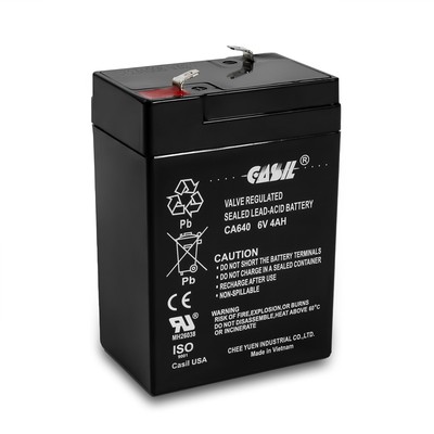 Casil 6V 4Ah Replacement Battery Compatible with Leoch DJW6-4.5WL, LP6-4