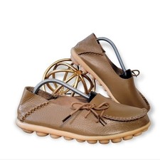 Socofy Leather Driving Moccasins Loafers Size 40 US 8.5 - 9