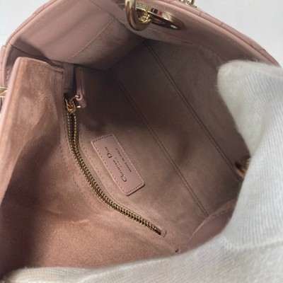 CHRISTIAN DIOR M0505ONGE_M50P Lady Dior Mini Bag Cannage Shoulder