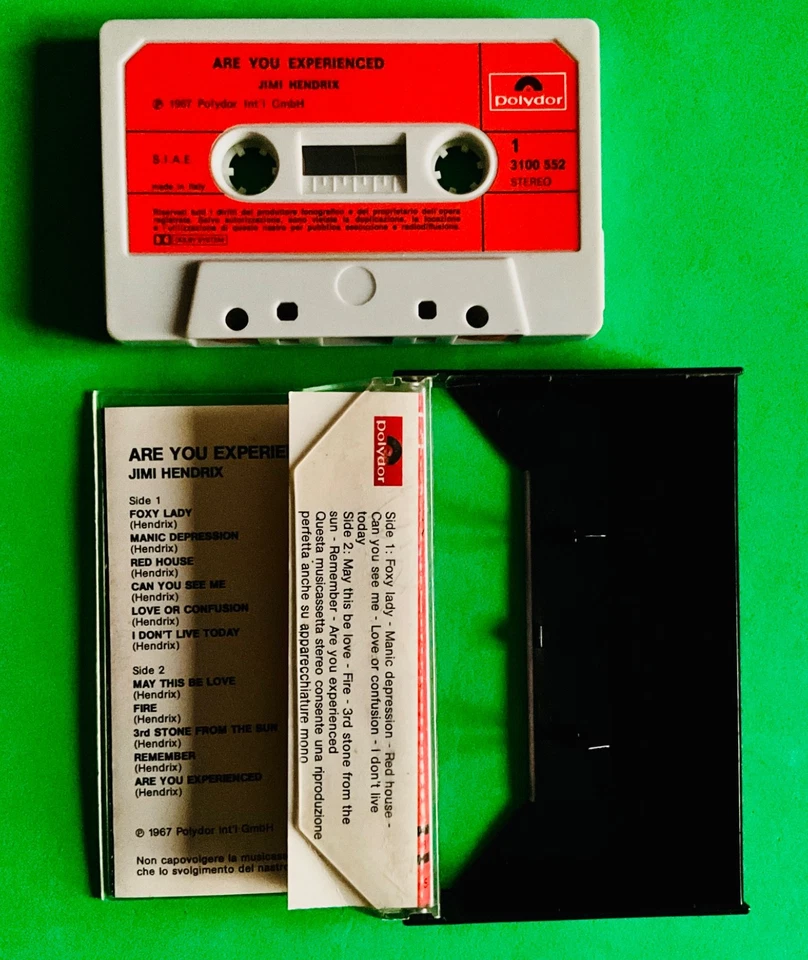 JIMI HENDRIX Rara MC ARE YOU EXPERIENCED Made In ITALY 1967 Successo POLYDOR  - Image 3 of 4