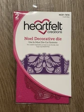 Heartfelt Creations Noel Decorative Die HCD1-7416 - Brand New - Free Shipping