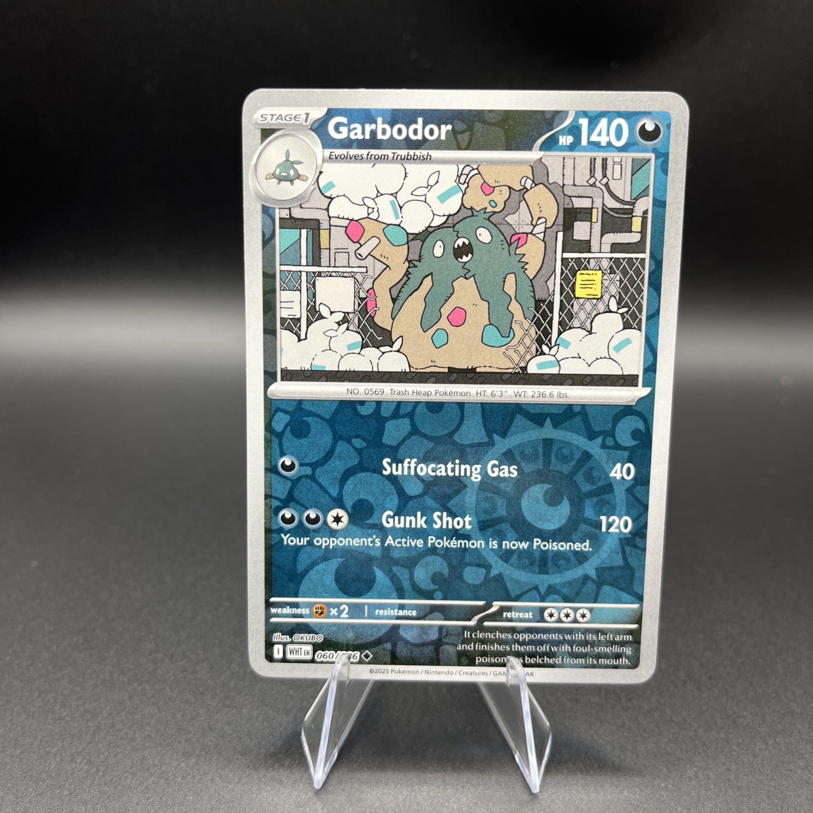 Garbodor 60/086 | Near Mint | SV: White Flare Pokemon TCG Reverse Holo