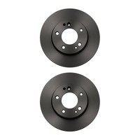 2 Bremsscheiben Vorderachse BelüFtet Ø 61 Mm 24 Mm Valeo FüR U.A. Renault Laguna