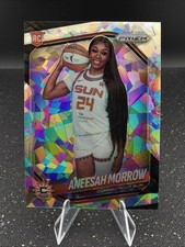 2025 Panini Prizm WNBA Aneesah Morrow #79 Cracked Ice Variation Rookie RC SP Sun