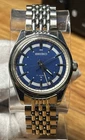New ListingSeiko Watch Men 35mm Blue Dial Silver Tone Manual Wind Round 66-7109 Runs